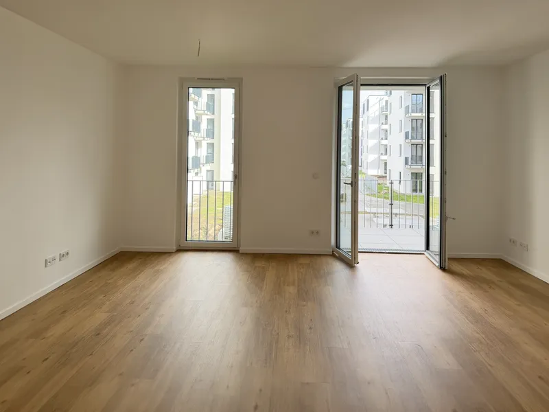 Großzügige Neubau 3-Zimmer-Wohnung mit Balkon — photo 1